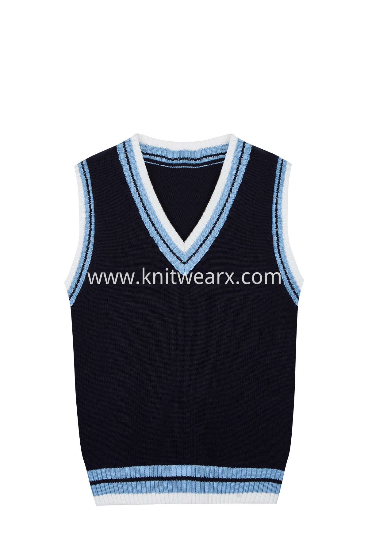 Kids's Sweater Vest Cotton V-Neck School Uniform Pullover Top